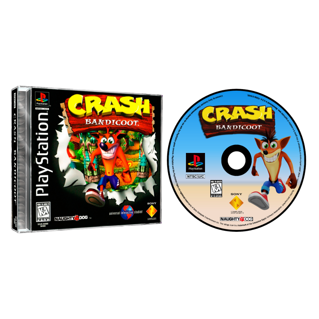 Jogo Crash Bandicoot Para PS1 Playstation 1