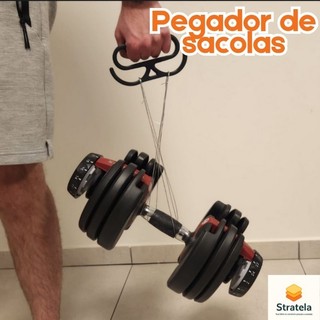 Pegador / carregador de sacola e compras reforçado
