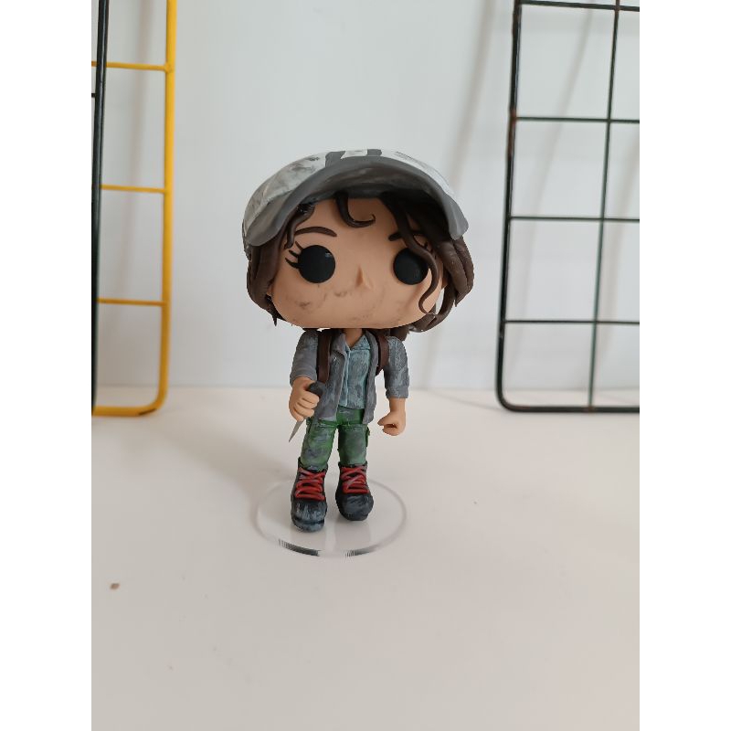 Clementine - TWD - The Walking Dead telltale boneco miniatura escultura em biscuit