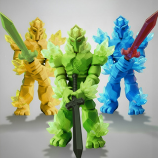 Boneco Dummy Guerreiro Cristal Com Acessório Flexível Multicores em Oferta na Shopee