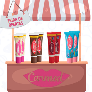 Carmed Hidratante Protetor Labial Todos os Sabores Beijinho Brigadeiro Amora Dentadura 10g em Oferta na Shopee