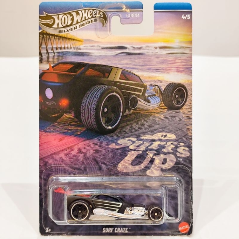 Hot Wheels Silver - SURF CRATE / SURF'S UP