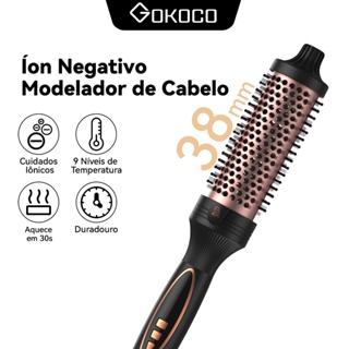 GOKOCO Modelador De Cabelo Portáti íons Negativos 9 Níveis De Temperatura Aquecimento Rápido 30s Para Cabelos Cacheado em Oferta na Shopee