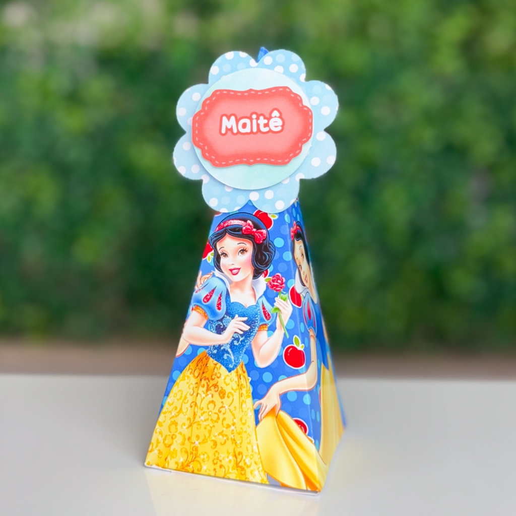 5 ou 10 UN | Caixa Triangulove para Lembrancinha infantil Branca de Neve Princesa em Oferta na Shopee