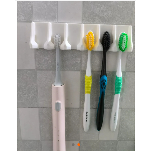 Suporte Porta Escova Dental - 3M de Parede e Armários