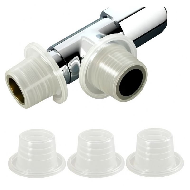 Veda Rosca Silicone Veda Junta Torneira Selador Borracha 10 ou 25 Unidades