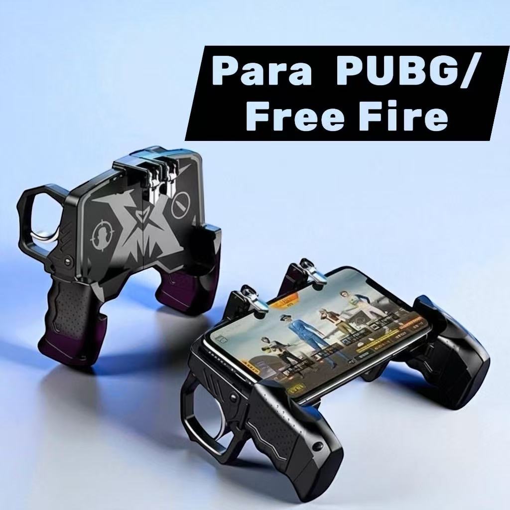 (PUBG/Free Fire) Controle para Celular com grip tipo Gamepad com Design Ajustável p/ Battle Royale em Oferta na Shopee