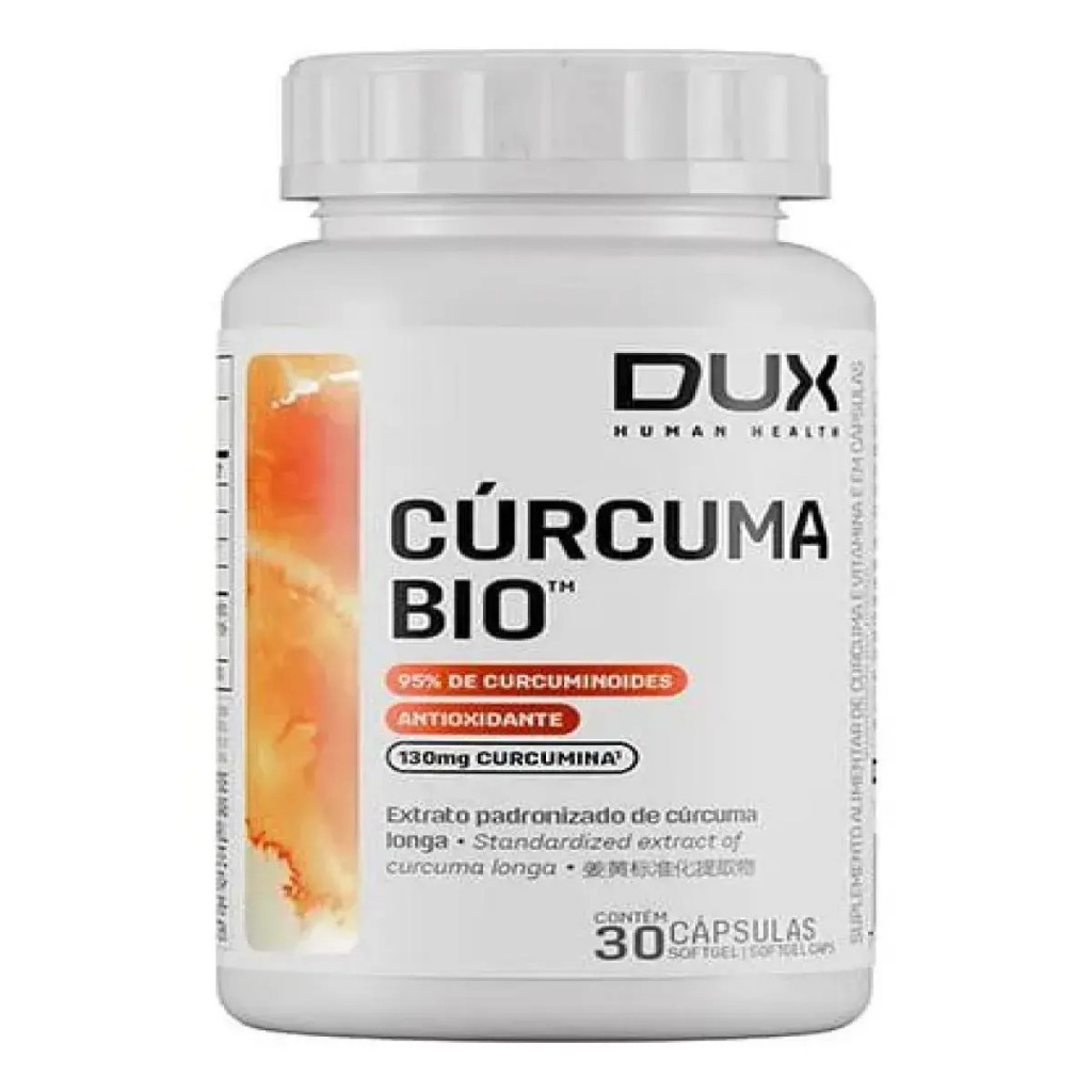 CÚRCUMA BIO - POTE 30 CÁPSULAS Curcuma Dux