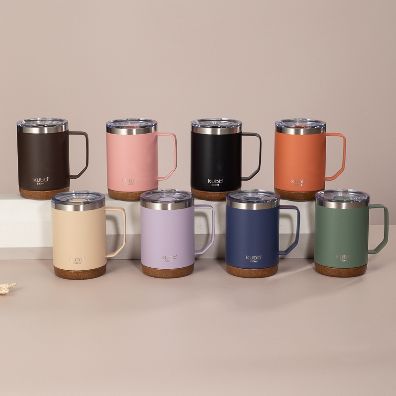 Caneca Térmica Com Tampa Alça Café 530ml Personalizada Conservação 6hr Quente 3hr Gelado Escritório