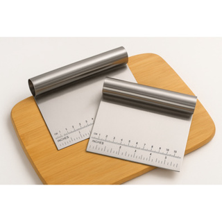 Kit 01 até 2 Espátula Em Inox Prática Raspador De Massa Com Cabo Tubular 15cm em Oferta na Shopee