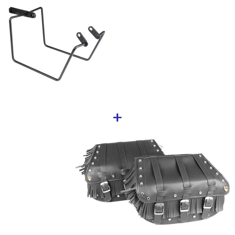 KIT DE VIAGEM DE ALFORGE COM SUPORTE PARA MODELO DE MOTO INTRUDER