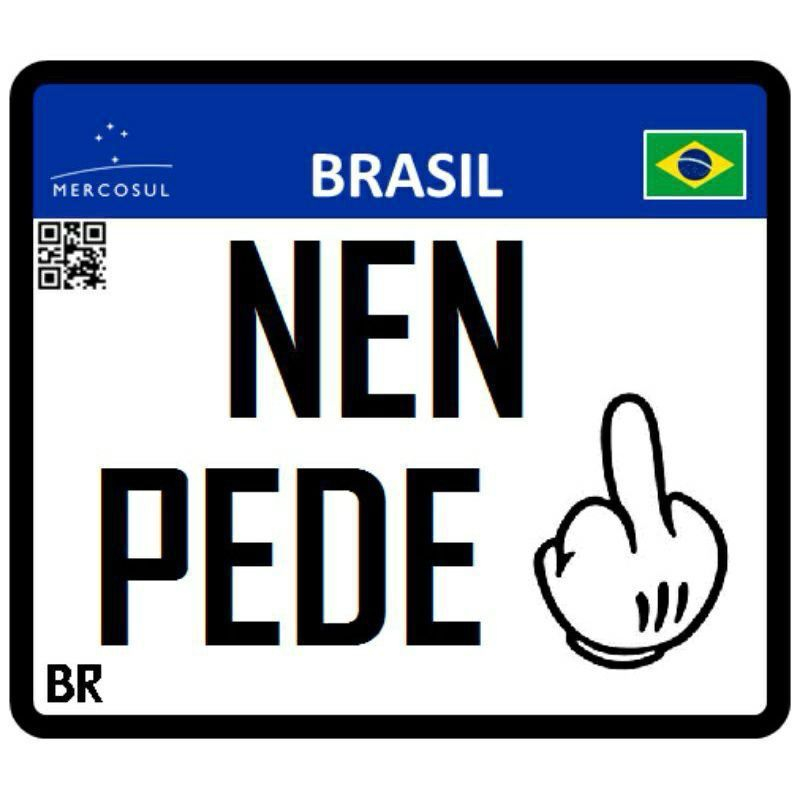 Placa decoração nen pede em Oferta na Shopee