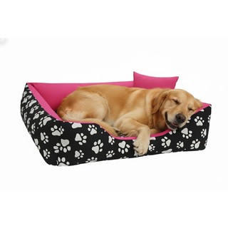 Cama Pet para cachorro grande tamanho 1,00x0,80 Vai Com Brinquedos que são 1 ossinho e 1 almofadinha
