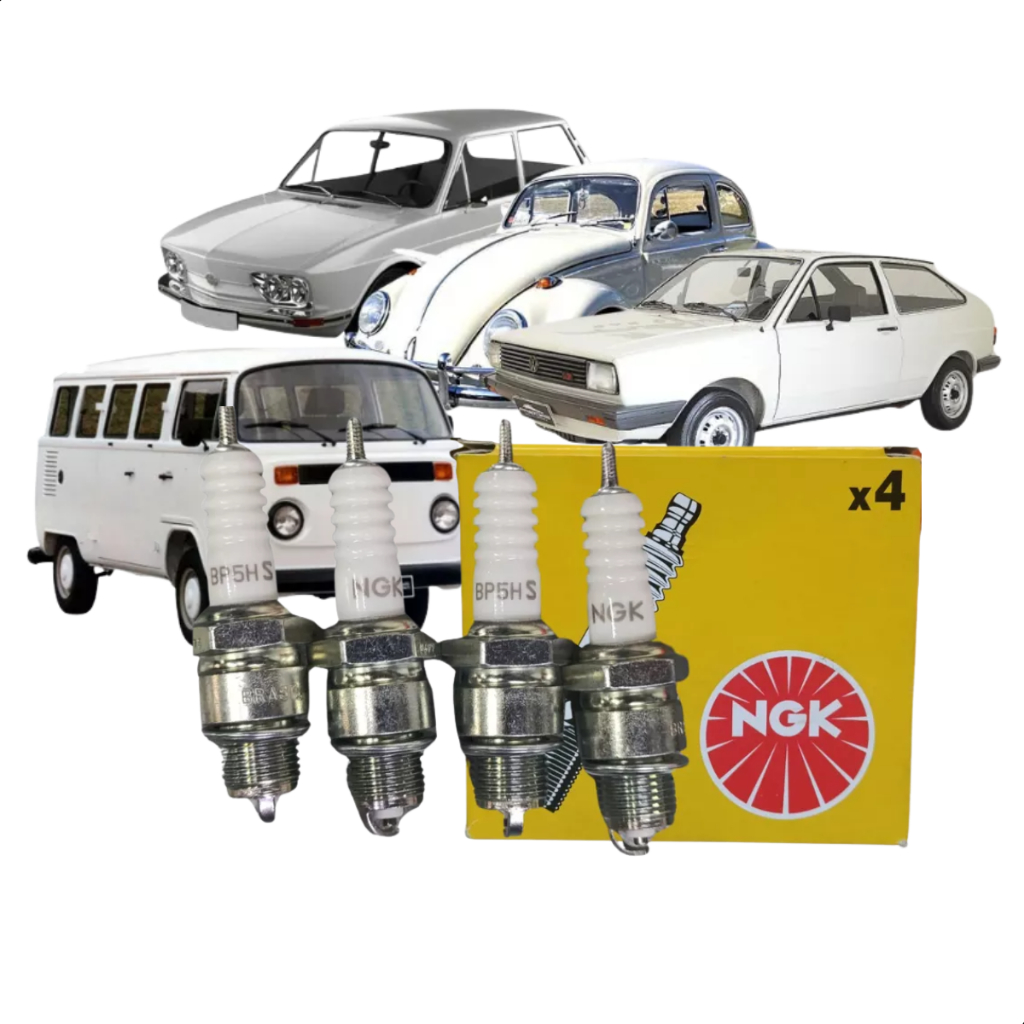 Jogo De Vela Ignicao Fusca Brasilia Gol Kombi Saveiro 1300 1500 1600