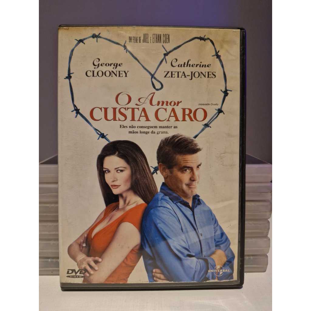 O AMOR CUSTA CARO - George Clooney Catherine Zeta-Jones - DVD - Original