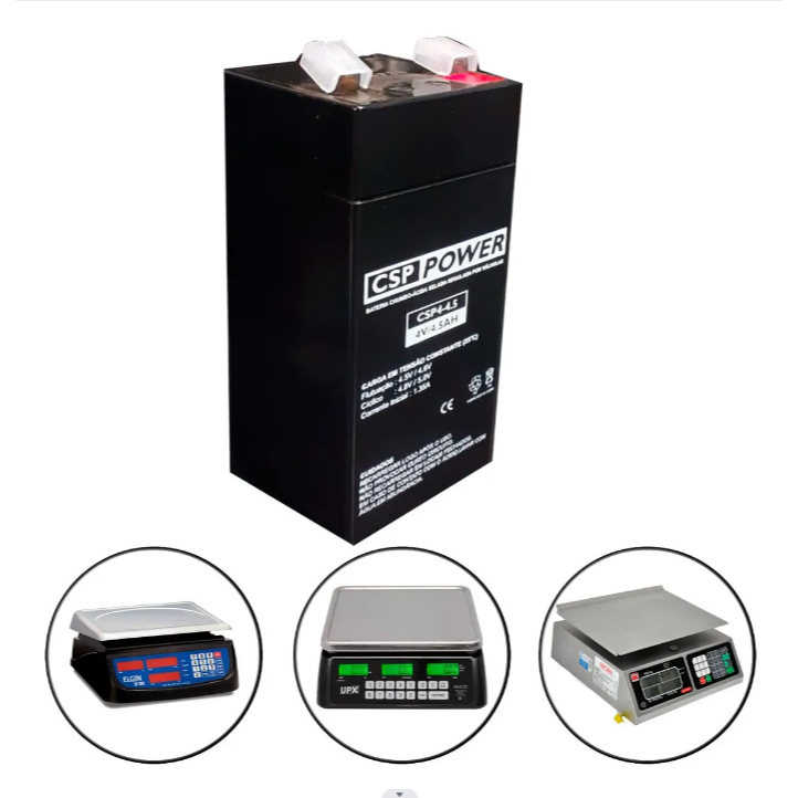 Bateria Selada 4v 4,5ah para Brinquedos Motinhas e Carrinhos Elétricos