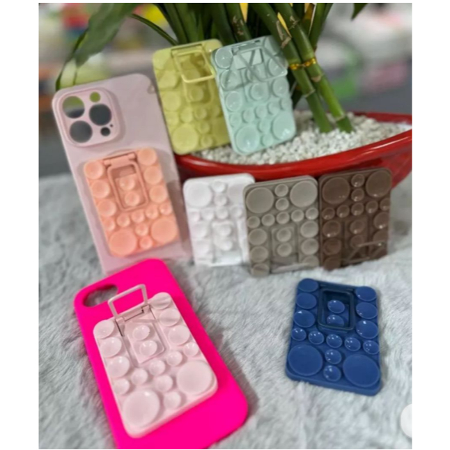 Ventosa Para Celular Suporte de Silicone Para Superfície IOS Android COM SUPORTE