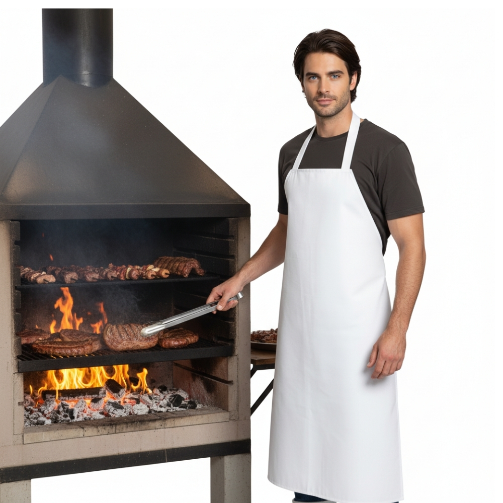 Avental Impermeável Reforçado Premium  65cm x 100cm - Avental Industrial Açougue Padaria Confeitaria Mercado - PANAMI