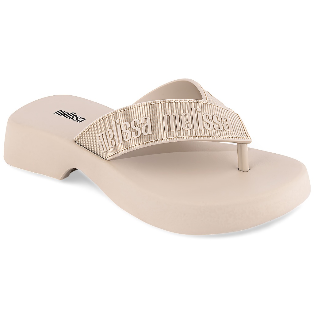 Sandália Melissa Flatform M-Lover 35858 Original Bege Claro