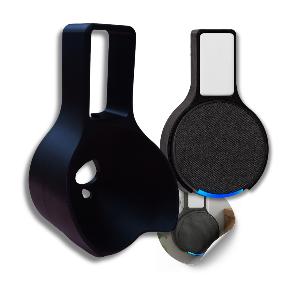 Suporte de Tomada para Alexa Echo Pop - Preto