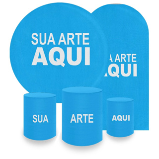 Capa De Painel Redondo + Capa Painel Romano + Capa De Cilindro Personalizado Sua Arte Aqui em Oferta na Shopee