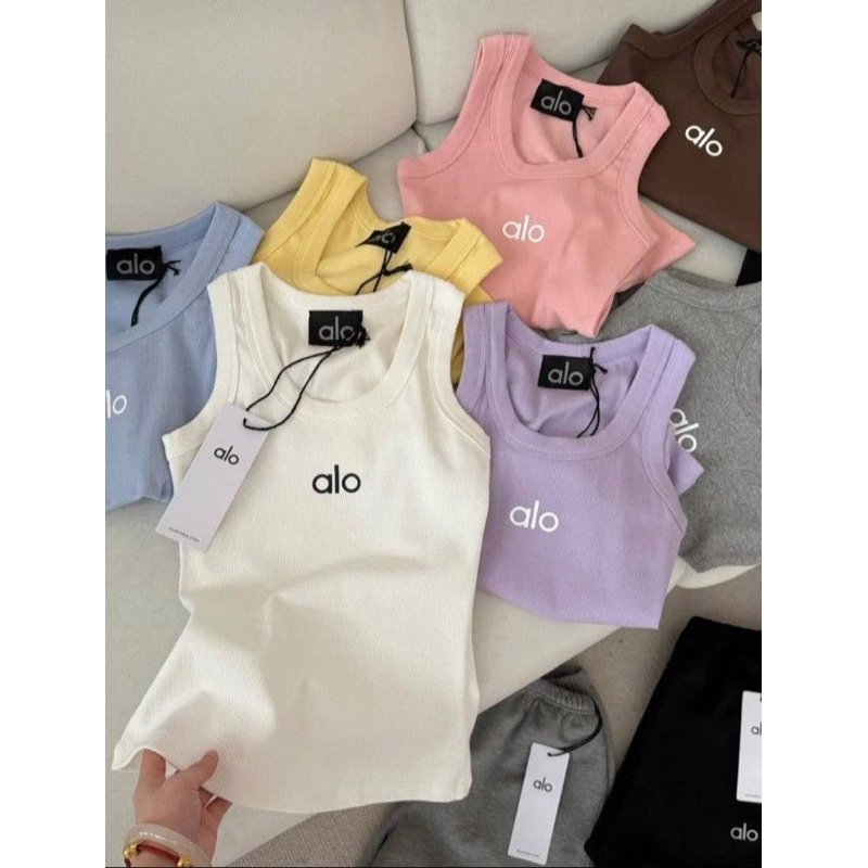 Regata Canelada AloFeminina Comprida Básica Ribana Academia, Treino e Dia a Dia em Oferta na Shopee