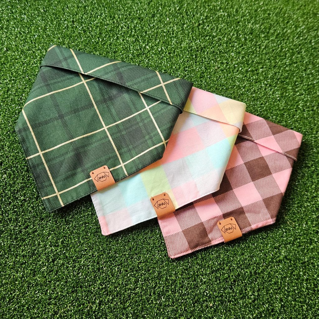 Bandana Pet Xadrez Várias Estampas