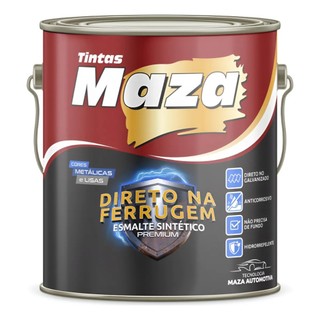 Esmalte Sintético Direto na Ferrugem Anticorrosivo 3.6lt Maza