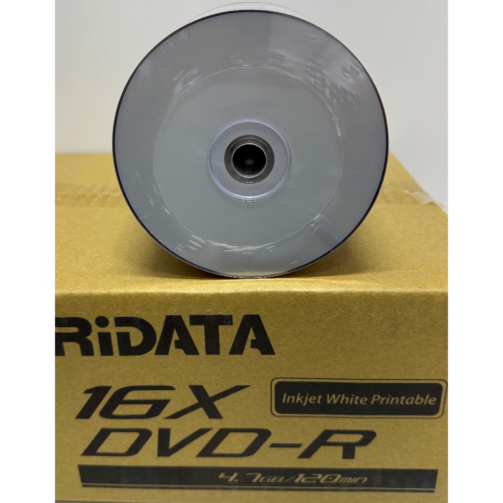 DVD-R RIDATA PRINTABLE  4.7 GB DE 120 MINUTOS.50 MIDIAS.