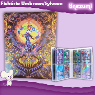 Binder 240 espaços Pasta de Colecionáveis Fichário de coleção para Cards Evolutions Eevee Charizard em Oferta na Shopee