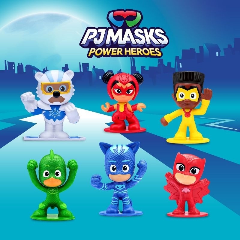 boneco coleção pj masks heróis de pijama burger king BK kids nerd geek Power heroes