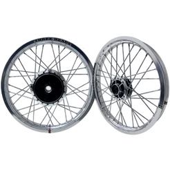 Par Roda Aro Medida 18x1.40 e 18X1.60 Three Heads Polido 4mm Titan 150 Freio Á Disco