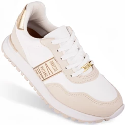 Tênis Vizzano Feminino Faixa V Confortável Original 1429-103 Branco