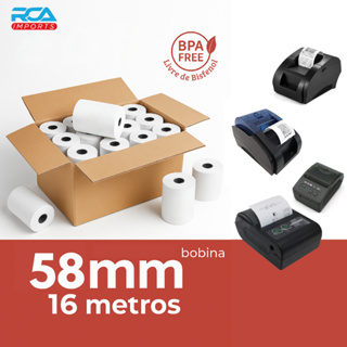 kit Bobina para impressora térmica 58mm em Oferta na Shopee