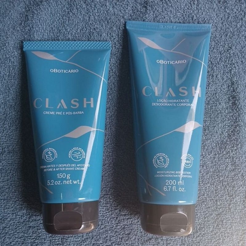 Hidratante Corporal Clash Creme Pre e Pós Barba Clash — R$ 150,00 em Shopee