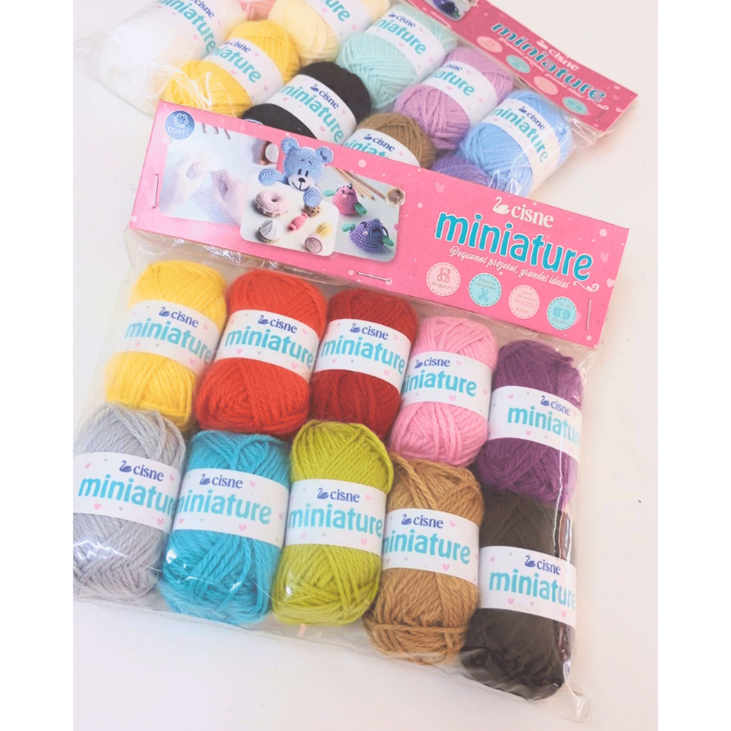 QUEIMA DE ESTOQUE: Kit Cisne Miniature 10 Novelos ORIGINAL Miniaturas Raras em Oferta na Shopee