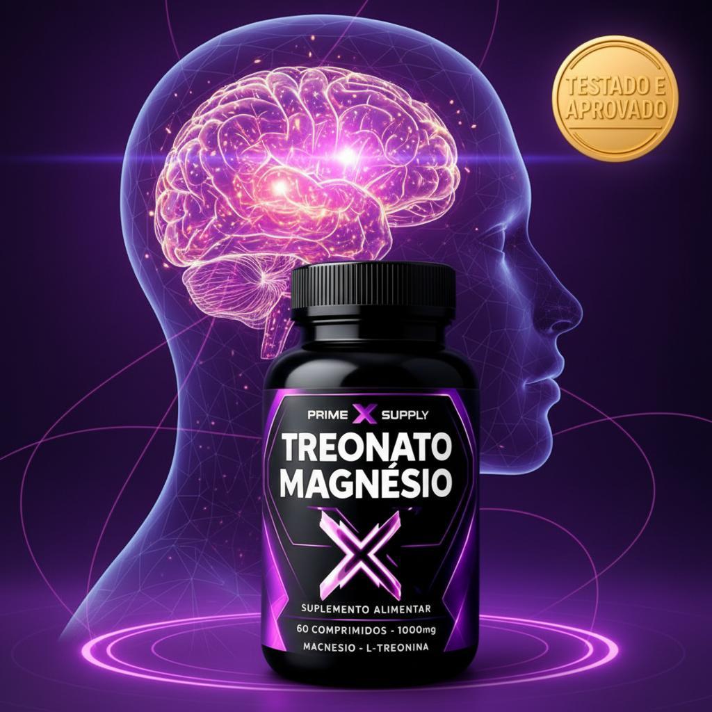 Suplemento Magnésio L - Treonato 1000mg Foco, Memória Aprendizagem 60 Comprimidos em Oferta na Shopee