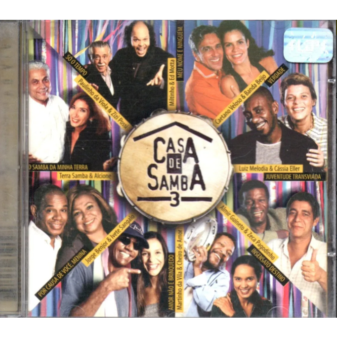 Cd Casa De Samba 3 Chico César Arlindo Cruz Os Morenos ALMIR GUINETO