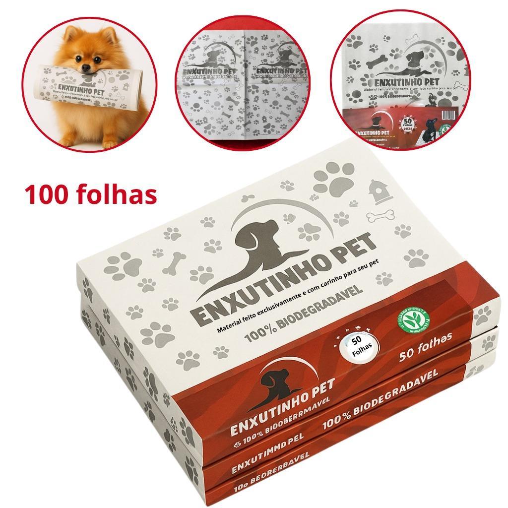 Jornal Pet  Higiênico 100 Folhas 64x58 Ótima Absorção