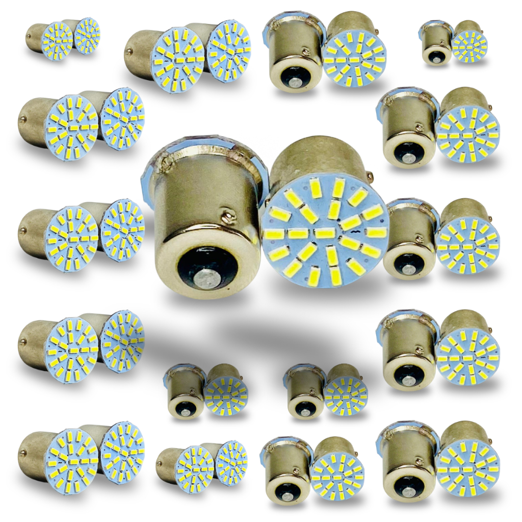 Kit 10 Lâmpadas 22 Leds 1 Polo BA15S Branca em Oferta na Shopee