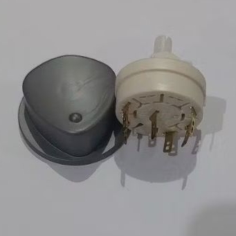 Botão + Chave Interruptora 3 velocidades ventilador Arno Turbo Silêncio Prata