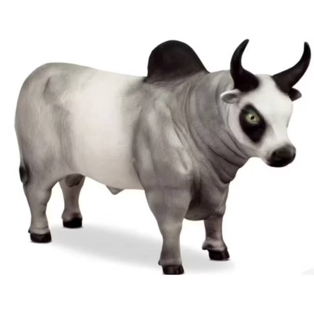 Brinquedo Boi Touro Coleção Farm Animais Da Fazenda Fazendinha - Bee Toys em Oferta na Shopee
