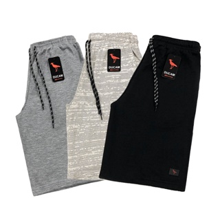 Kit 3 Bermudas Moletom Masculina Academia Treino Original em Oferta na Shopee