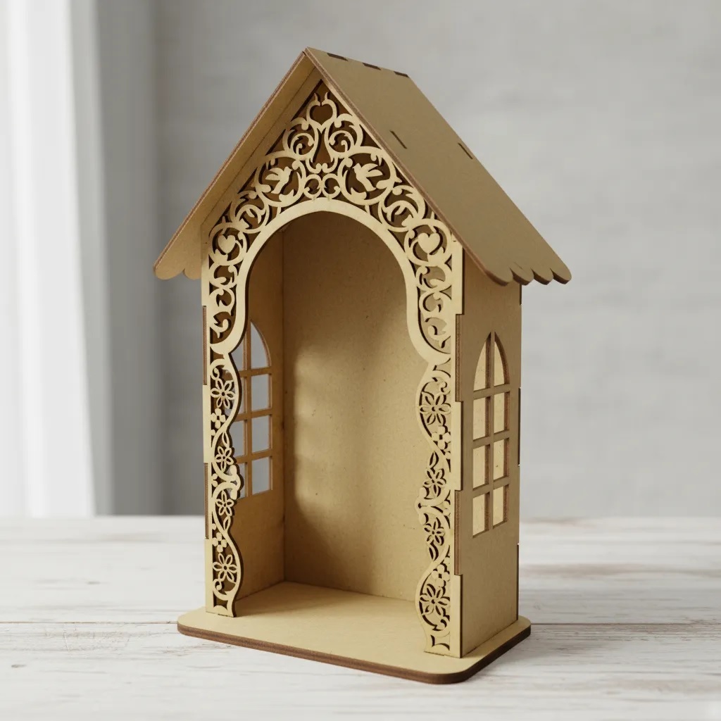 Oratório Capela Provençal para Imagens 15cm MDF em Oferta na Shopee