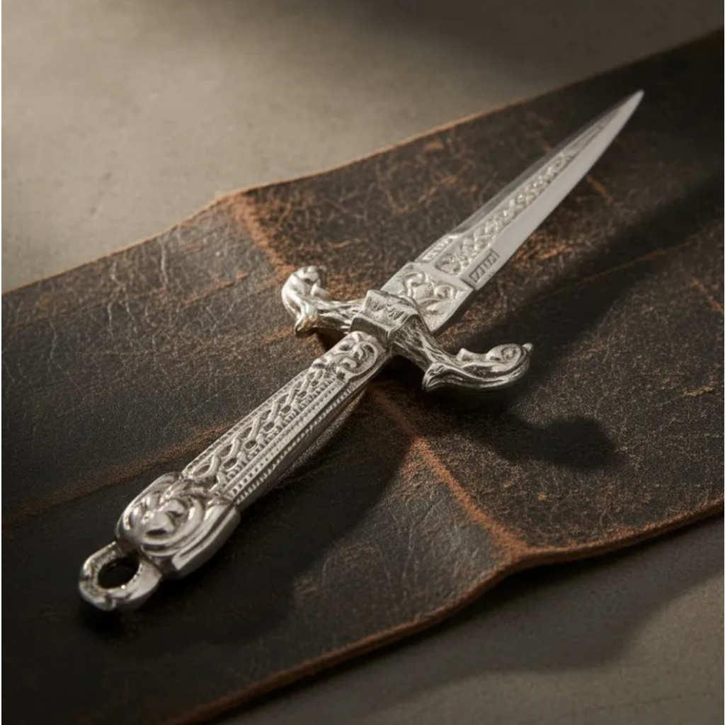 Punhal Athame Fênix (21cm) em Metal, Wicca, Cerimônia, Punhal Cigano