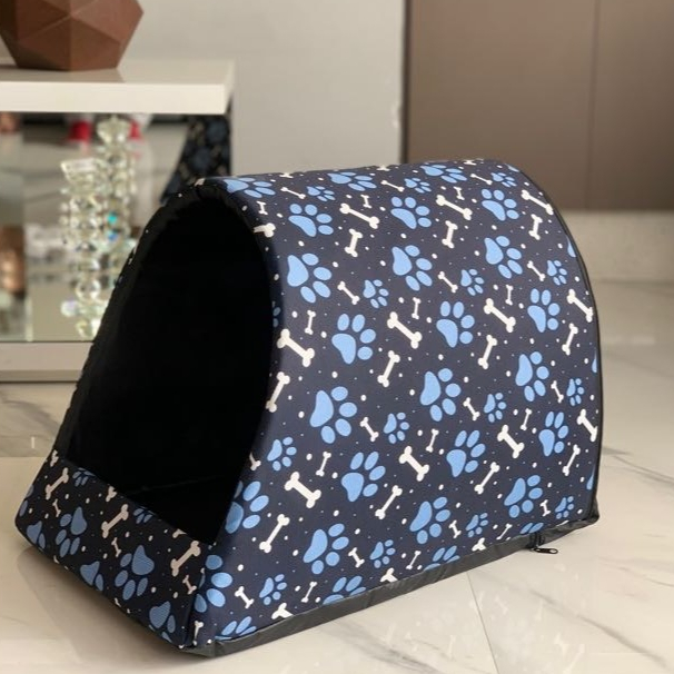 Cama pet para cachorro e gato toca iglu P a G em Oferta na Shopee