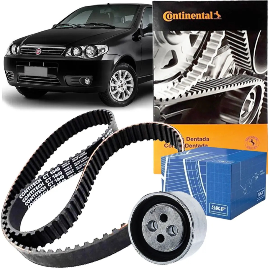 Kit Correia Dentada + Tensionador Siena 1.0 8v Fire Original - CONTITECH