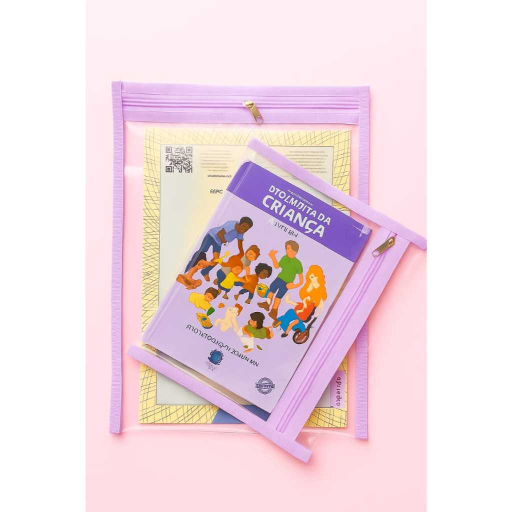 Porta Certidão de Nascimento + Capa De Vacina