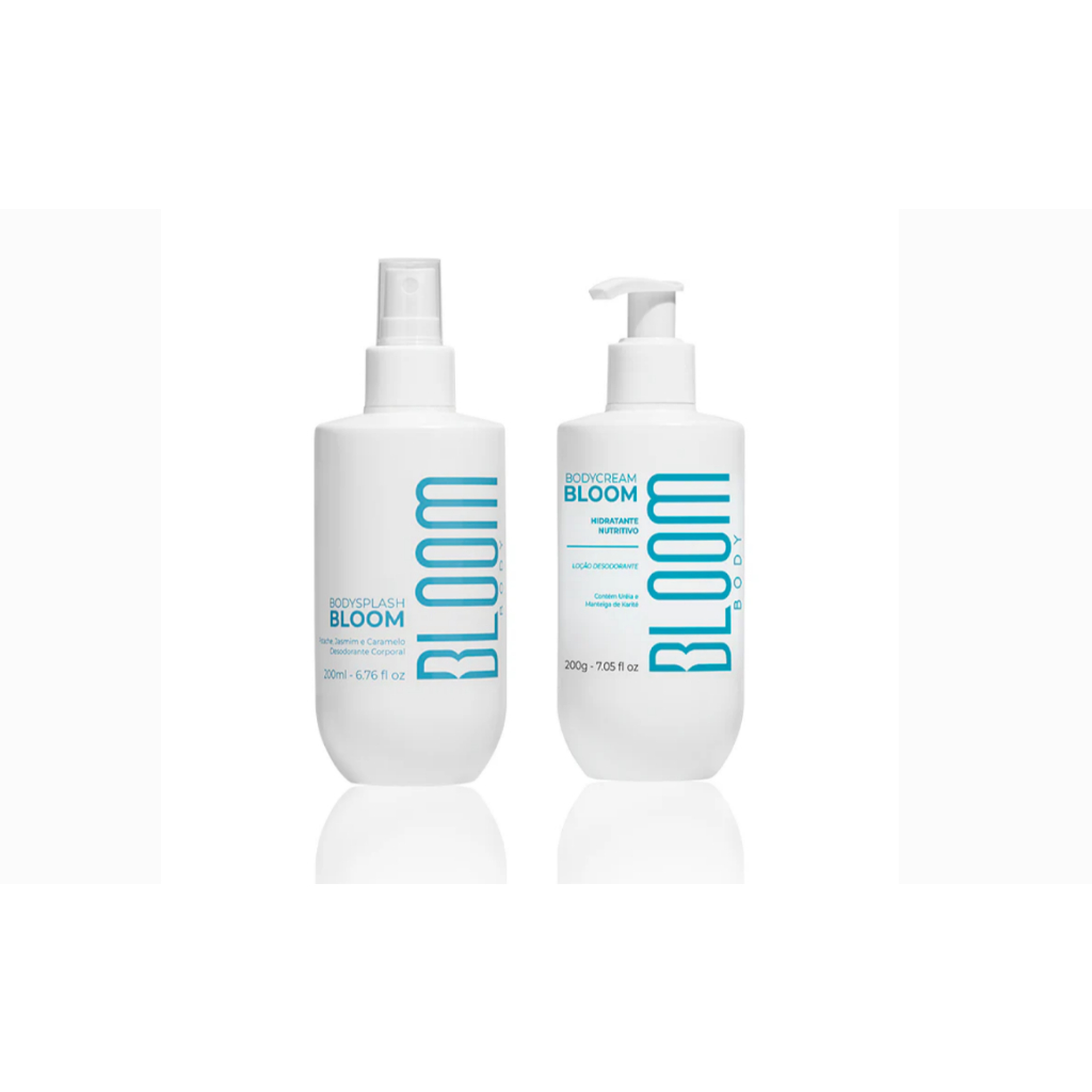 Kit Bloom Body splash e Hidratente 200ml Bloom