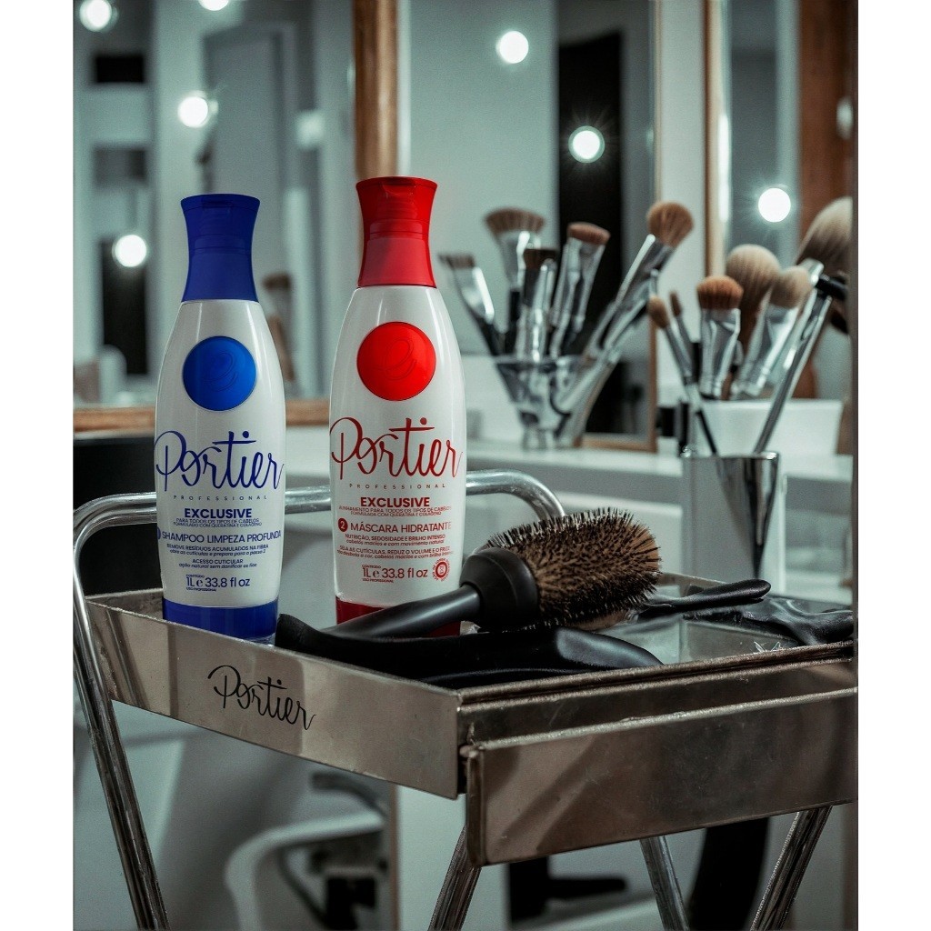 Portier - Kit Exclusive 2x1 Litro + Pente + Kit aplicação e sache — imagem 2 de 2